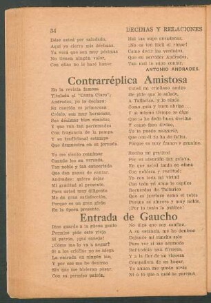 Entrada de Gaucho