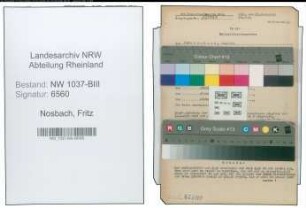 Entnazifizierung Fritz Nosbach , geb. 02.03.1905 (Kaufmann)