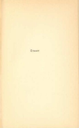 Trauer