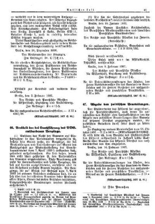 Abgabe von politischen Beurteilungen : [Allgemeine Verwaltungssachen] ; [Für das Reich] ; [Amtliche Erlasse] ; [Amtlicher Teil]
