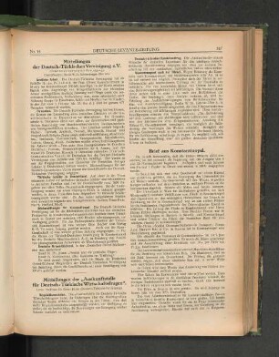 Brief aus Konstantinopel.