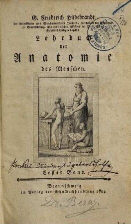 Lehrbuch der Anatomie des Menschen, 1