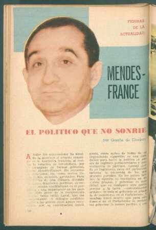 Mendès-France - el político que no sonrie : Figuras de la actualidad