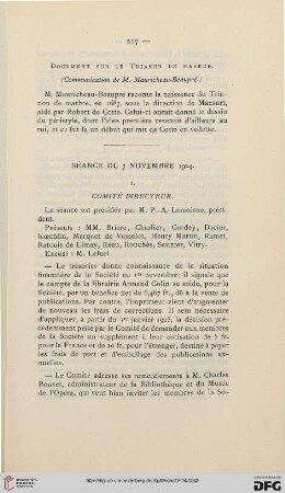 Document sur le Trianon de marbre
