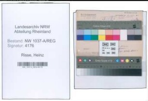 Entnazifizierung Heinz Risse , geb. 00.00.0000 ()