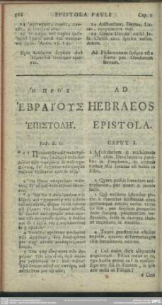 Ad Hebraeos Epistola