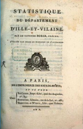 Statistique du Département d'Ille-et-Vilaine