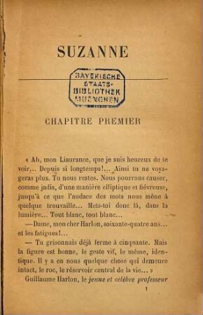 Suzanne : Roman contemporain