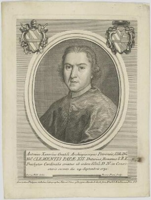 Bildnis des Antonius Xaverius Gentili