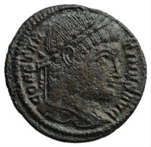 Münze, Aes 3, 323 - 324 n. Chr.