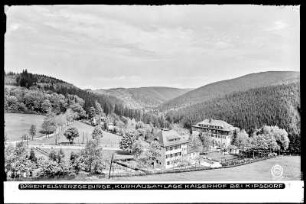 Bärenfels im Erzgebirge, Kurhausanlage Kaiserhof mit Kipsdorf