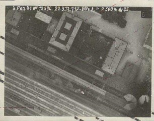 München, Ostbahnhof, Bahnhofsgebäude (mit Einzeichnungen) (400 m)