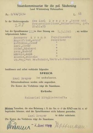 Dreyer, Karl