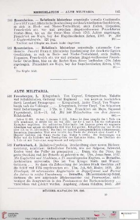 Alte Militaria (Nr. 588 - 591)