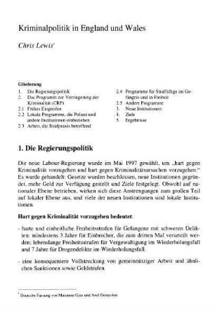 473-480, Kriminalpolitik in England and Wales