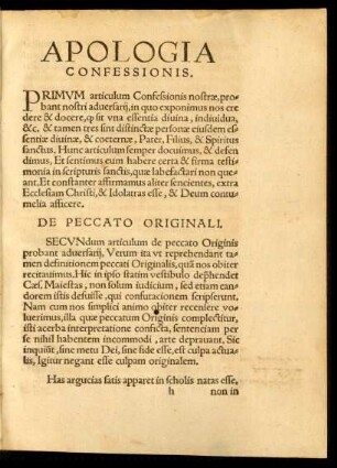 De Peccato Originali.