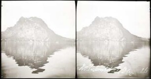 Luganer See (Lago di Lugano), Blick auf den Monte San Salvatore
