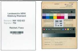 Entnazifizierung Franz Reichert, geb. 01.03.1906 (Angestellter)