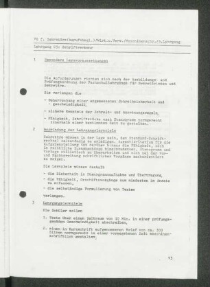 Lehrgang 03: Schriftverkehr