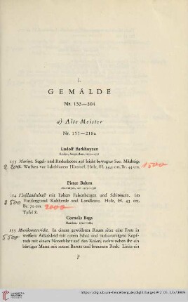 Alte Meister (Nr. 153-218)