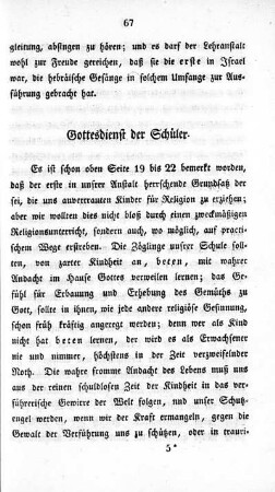 Gottesdienst der Schüler