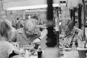 Mitarbeiter im VEB Kombinat Robotron, Werk Dresden
