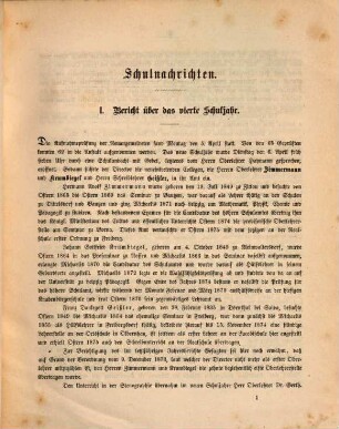 Jahresbericht über die Realschule Erster Ordnung zu Freiberg : als Einladungsschrift zu den öffentlichen Prüfungen am .... 1875/76 = Jahresber. 4