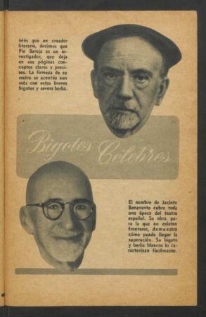 Bigotes célebres - [Ilustración]