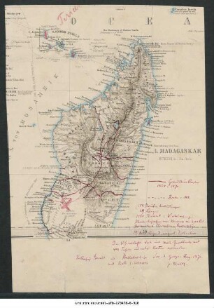 Madagaskar und Comoren : 1840-1880 : Kartensammlung