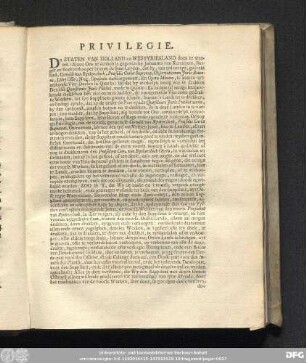 Privilegie.