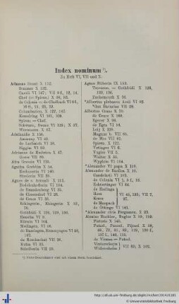 Index nominum.