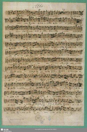 Alto : Schreiber: Bach, Johann Sebastian
