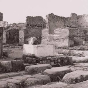 Italien, Straßenbrunnen, Pompeji