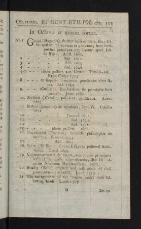101-134, In Octavo et minori forma