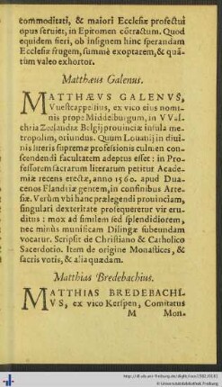 Matthaeus Galenus