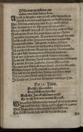 Der 121. Psalm. - Der 130. Psalm.