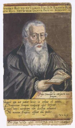 Bildnis des Reformators Johann Klainau