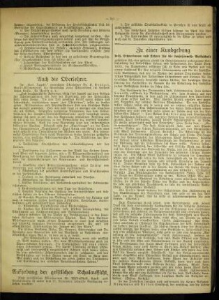Aufhebung der geistlichen Schulaufsicht