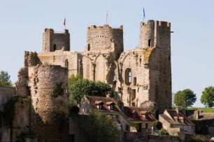 Frankreich. Auvergne. Allier. Bourbon l Archambault. Forteresse. Burg Ruine