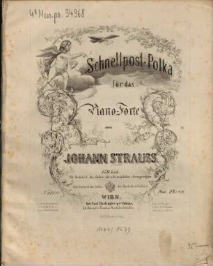Schnellpost-Polka : für das Piano-Forte ; 159. Werk