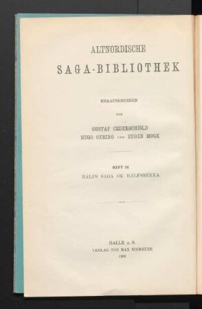 Hálfs saga ok Hálfsrekka