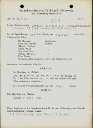Röhrle, Gottlob