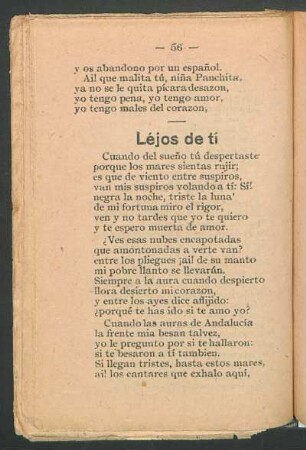 Léjos de tí