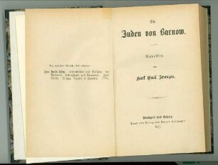 Die Juden von Barnow