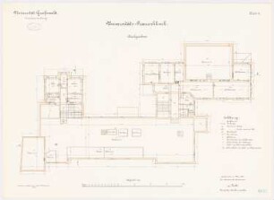 Universität Greifswald Frauenklinik: Grundriss Dachgeschoss 1:100