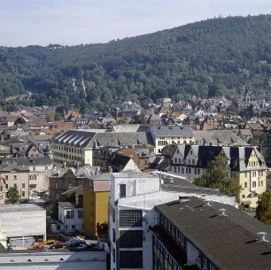 Sonneberg. Blick vom Rathausturm nach Osten