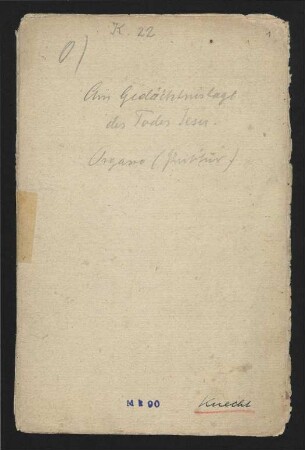 Am Gedächtnistage des Todes Jesu