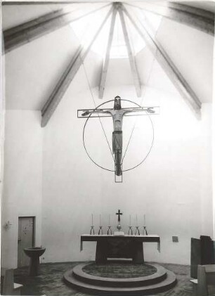 Gulbransson, Olaf Andreas ; Schliersee; Christuskirche - Altarbereich (Ansicht)