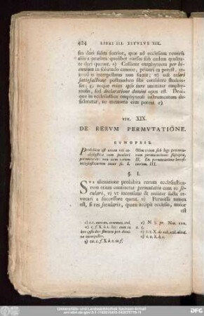 Tit. XIX. De Rerum Permutatione.