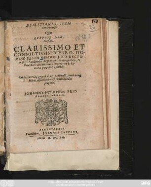 Quaestiones Iuris controversae